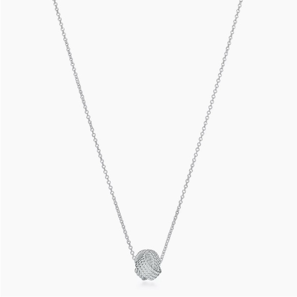 Tiffany Twist Knot Sterling Silver Necklace - Picture 2 of 6